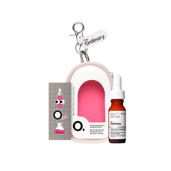 Kit com Chaveiro The Ordinary Soothing Barrier Support S&eacute;rum